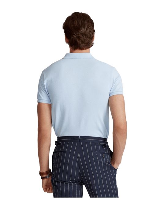 polo uomo slim cotone piqué blu office POLO RALPH LAUREN | 710795080016